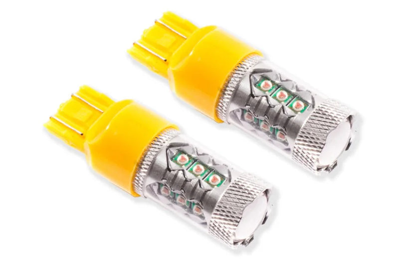 Diode Dynamics 7443 LED Bulb XP80 LED - Amber (Single) - Side View