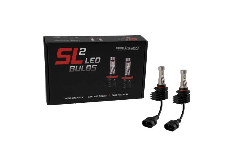 Diode Dynamics 9005 HP48 LED Bulb - Cool - White (Pair) - Back View
