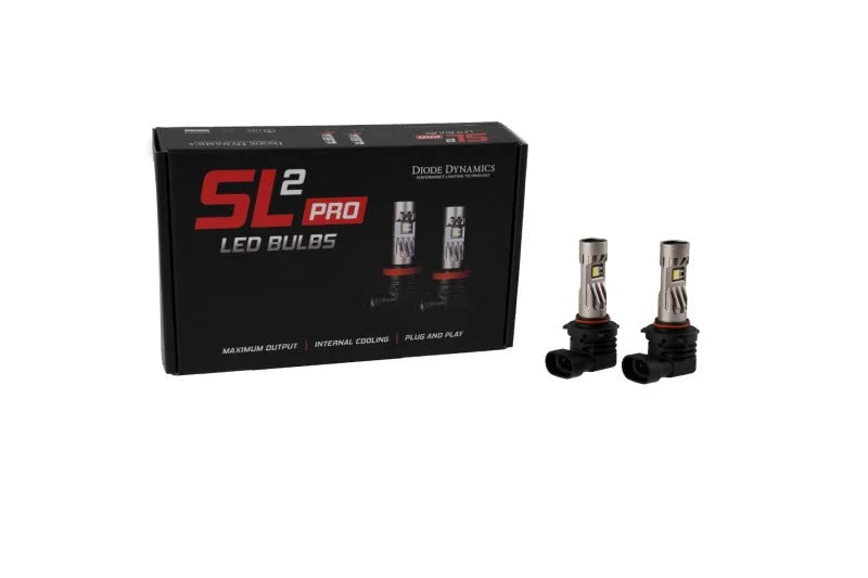 Diode Dynamics 9005/9011/H10 White SL2 Pro LED Bulbs (pair) - Installation View