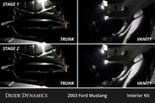 Load image into Gallery viewer, Diode Dynamics 94-04 d Mustang Interior LED Kit Cool White Stage 2 - Side View