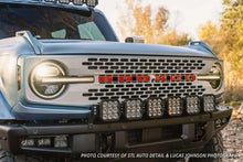 Load image into Gallery viewer, Diode Dynamics Bronco SS5 6-Pod CrossLink Grille Lightbar Kit Pro - White Combo - Installation View