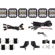 Load image into Gallery viewer, Diode Dynamics Bronco SS5 6-Pod CrossLink Grille Lightbar Kit Sport - White Combo - Main Product View