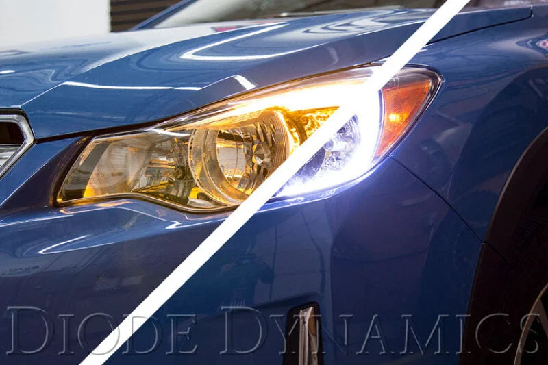 Diode Dynamics C-Light Swithback LED Halos fits Subaru - Side View