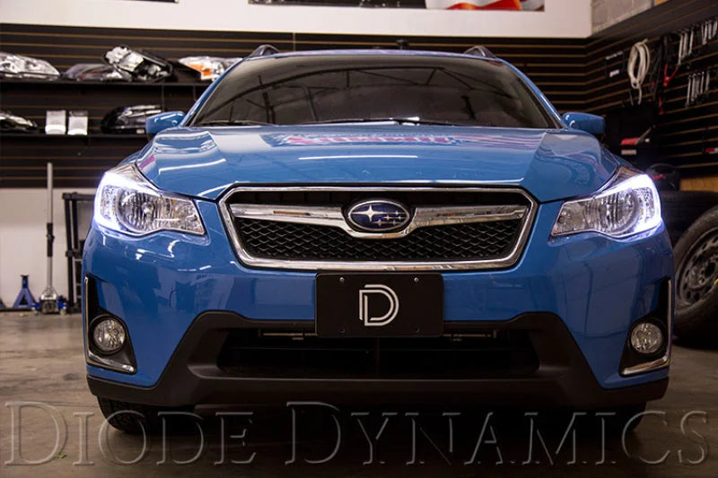Diode Dynamics C-Light Swithback LED Halos fits Subaru - Back View