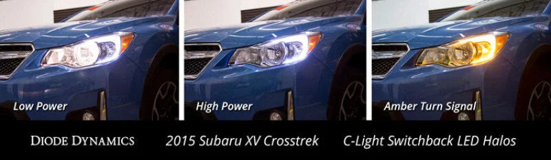 Diode Dynamics C-Light Swithback LED Halos fits Subaru - Additional View 6