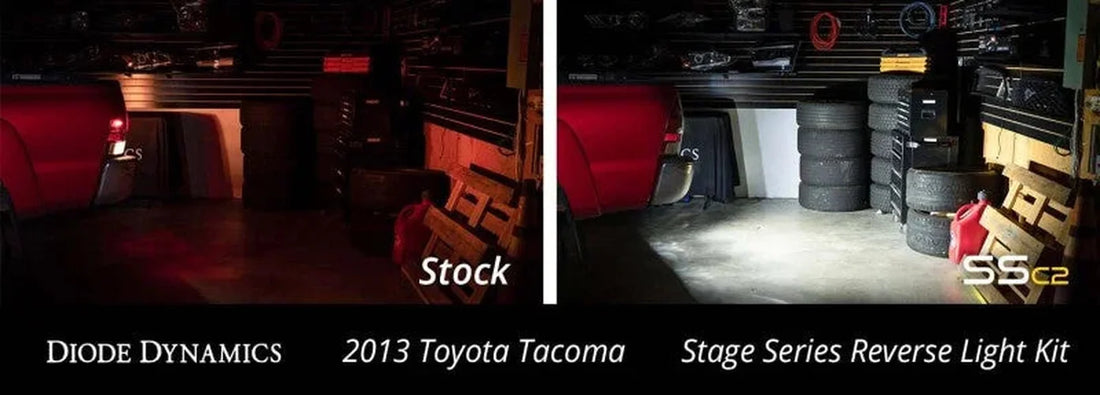Diode Dynamics 05-15 Toyota Tacoma C1 Pro Stage Series Reverse Light Kit - Back View