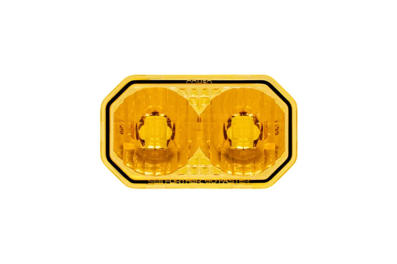 Diode Dynamics C2 2.0 Lens Combo/Driving Yellow - Main Product View