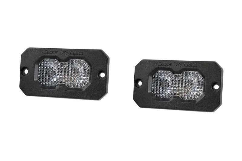 Diode Dynamics C2 2.0 Pro White Flood Flush RBL (Pair) - Main Product View