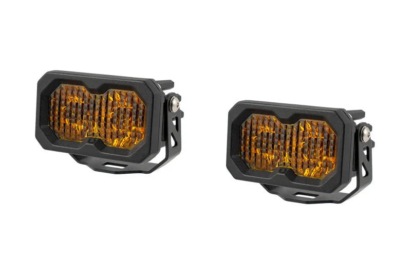 Diode Dynamics C2 2.0 Sport Yellow Combo/Driving Standard ABL (pair) - Main Product View