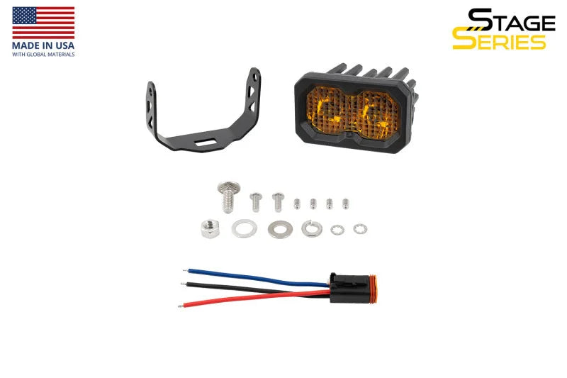 Diode Dynamics C2 2.0 Sport Yellow Driving Standard ABL (single) - Additional View 8