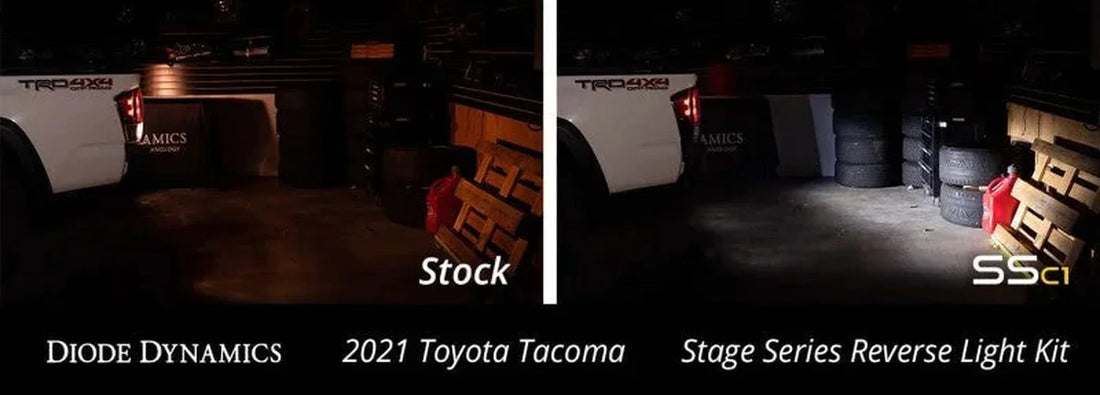 Diode Dynamics 16-21 Toyota Tacoma C2 Pro Stage Series Reverse Light Kit - Side View