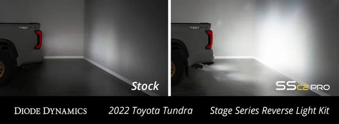 Diode Dynamics 2022 Toyota Tundra C2 Sport Stage Series Reverse Light Kit - Side View