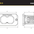 Load image into Gallery viewer, Diode Dynamics C2R White Flood Flush Mount LED Pod (Pair) - Additional View 6