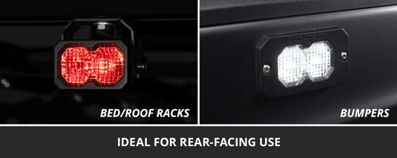 Diode Dynamics C2R White Flood Standard LED Pod (Single) - Main Product View