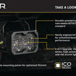 Load image into Gallery viewer, Diode Dynamics C2R White Flood Standard LED Pod (Single) - Back View