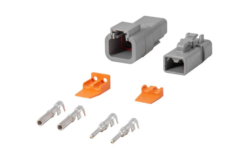 Diode Dynamics Deutsch Connector Kit 2-Pin 12-14 Gauge - Main Product View