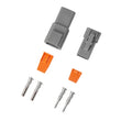 Load image into Gallery viewer, Diode Dynamics Deutsch Connector Kit 2-Pin 12-14 Gauge - Back View