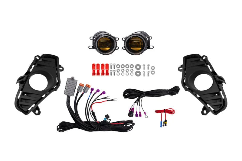 Diode Dynamics Elite Series Add-On Fog Lamp Kit - Yellow fits 2019-2022 Toyota RAV4 - Main Product View
