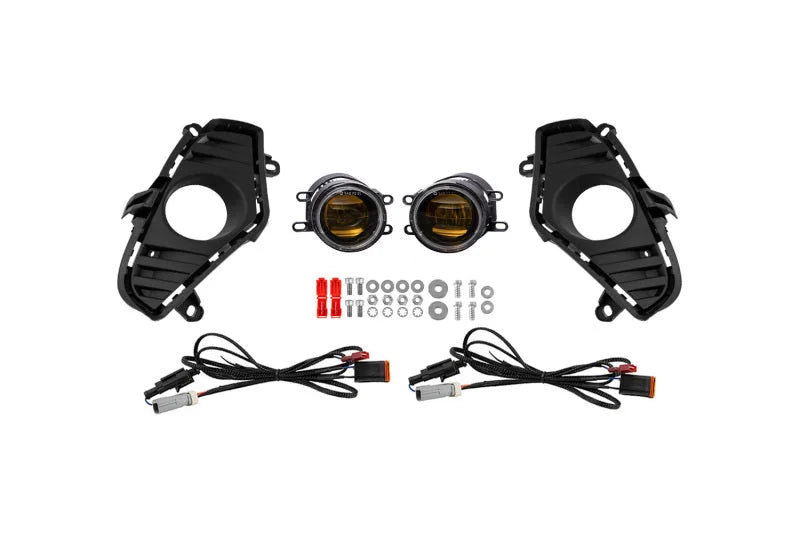 Diode Dynamics Elite Series Fog Lamp Kit - Yellow fits 2022-2025 Toyota RAV4 - Main Product View