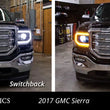 Load image into Gallery viewer, Diode Dynamics GMC Sierra LED Halos Switchback 16-18 Sierra 1500 - Side View