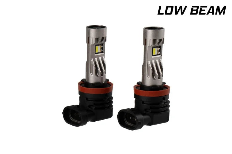 Diode Dynamics H11/H8/H9 White SL2 LED Bulbs with AntiFlicker Modules (pair) - Back View