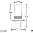 Load image into Gallery viewer, Diode Dynamics H7 HP48 LED - Cool - White (Pair) - Back View