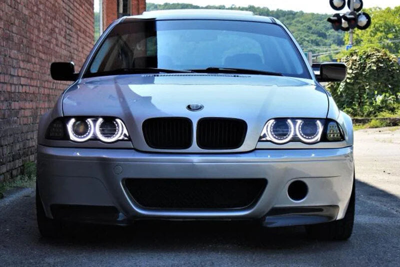 Diode Dynamics Halo Lights LED 100mm/130mm - Red Four - Back View