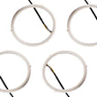 Load image into Gallery viewer, Diode Dynamics Halo Lights LED 110mm - Red Four - Main Product View