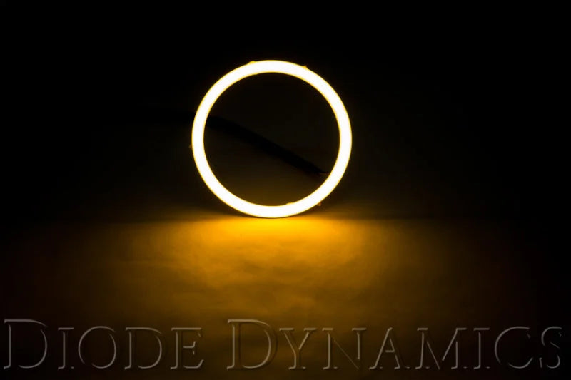 Diode Dynamics Halo Lights LED 110mm - Red Four - Side View