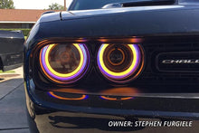 Load image into Gallery viewer, Diode Dynamics Halo Lights LED 120mm - Red Four - Side View