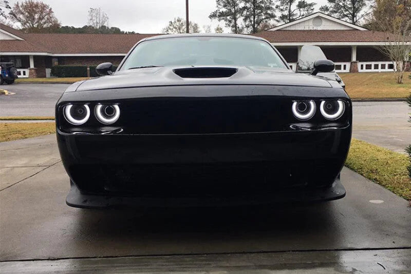 Diode Dynamics Halo Lights LED 120mm - Red Four - Back View