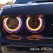 Load image into Gallery viewer, Diode Dynamics Halo Lights LED 120mm Switchback Four - Side View