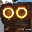 Load image into Gallery viewer, Diode Dynamics Halo Lights LED 120mm Switchback Four - Installation View