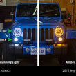 Load image into Gallery viewer, Diode Dynamics Halo Lights LED 50mm Switchback (Pair) - Additional View 6