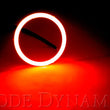 Load image into Gallery viewer, Diode Dynamics Halo Lights LED 60mm - Red (Pair) - Back View