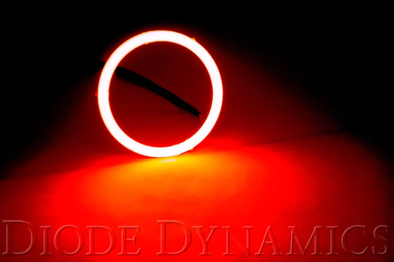 Diode Dynamics Halo Lights LED 60mm - Red (Pair) - Back View