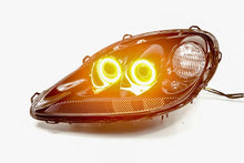 Load image into Gallery viewer, Diode Dynamics Halo Lights LED 70mm - Red Four - Back View
