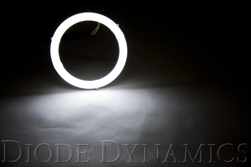 Diode Dynamics Halo Lights LED 80mm Switchback (Pair) - Side View