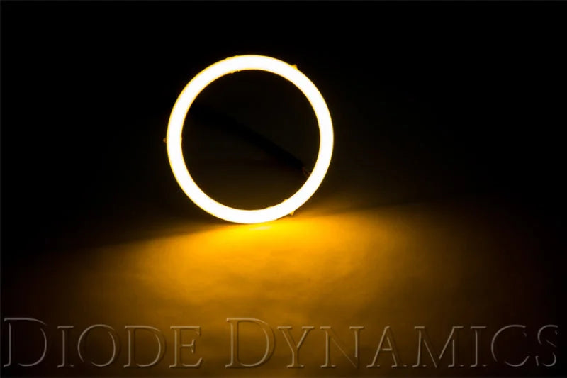 Diode Dynamics Halo Lights LED 80mm/100mm Switchback (Pair) - Side View