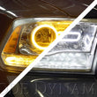 Load image into Gallery viewer, Diode Dynamics Halo Lights LED Switchback Kit fits 2013-2018 Dodge Ram - Back View