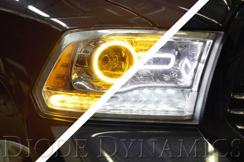 Diode Dynamics Halo Lights LED Switchback Kit fits 2013-2018 Dodge Ram - Back View