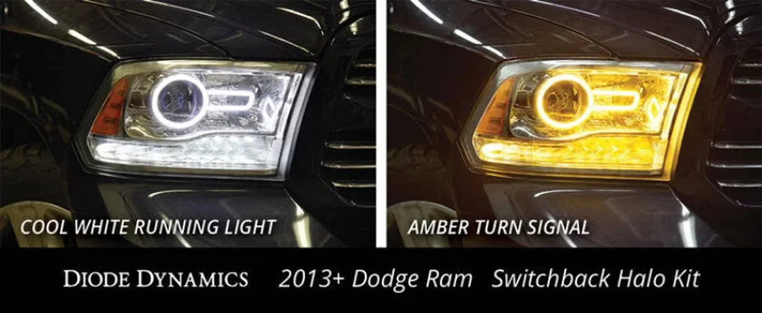Diode Dynamics Halo Lights LED Switchback Kit fits 2013-2018 Dodge Ram - Additional View 5