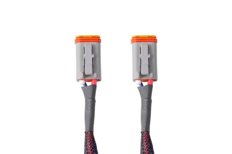 Diode Dynamics Heavy Duty Dual Output 3-way 4-pin Wiring Harness - Installation View