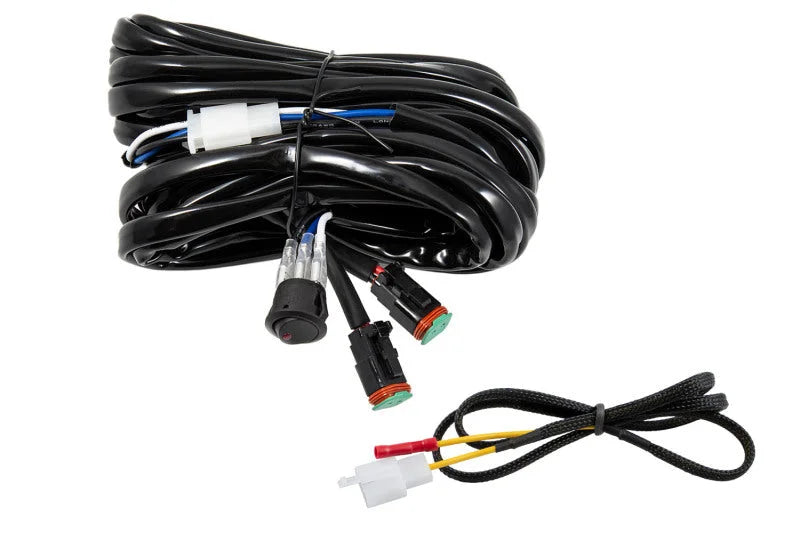 Diode Dynamics Heavy Duty Dual Output Light Bar Wiring Harness - Main Product View