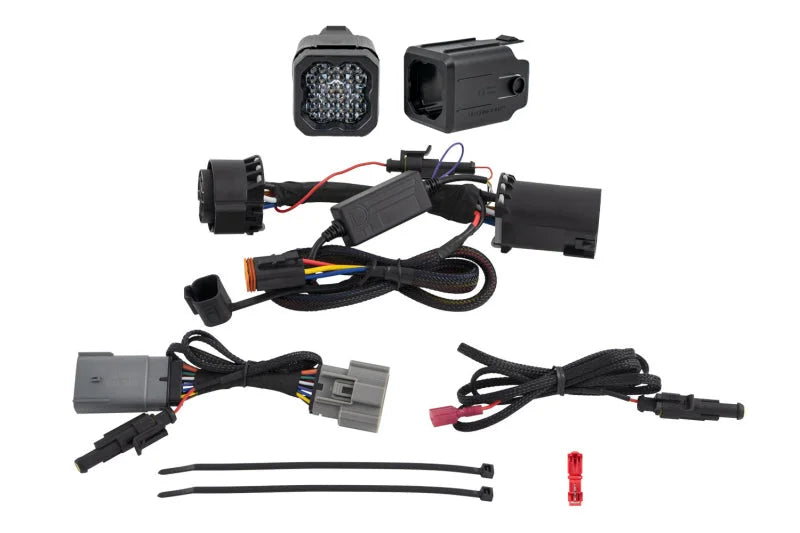 Diode Dynamics Hitch Mount LED Pod Reverse Kit C1R fits 2015-2020 Ford F-150 - Main Product View