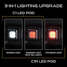 Load image into Gallery viewer, Diode Dynamics Hitch Mount LED Pod Reverse Kit C1R fits 2015-2020 Ford F-150 - Side View