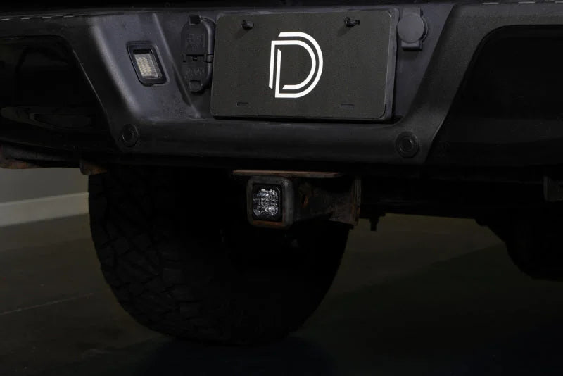 Diode Dynamics Hitch Mount LED Pod Reverse Kit C1R fits 2015-2020 Ford F-150 - Installation View