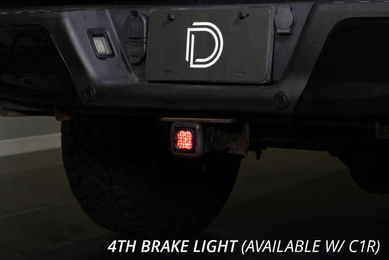 Diode Dynamics Hitch Mount LED Pod Reverse Kit C1R fits 2015-2020 Ford F-150 - Additional View 8