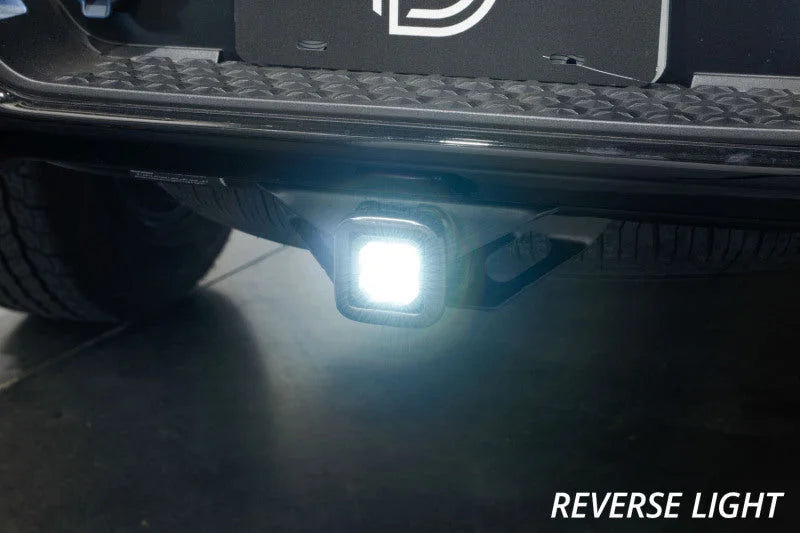 Diode Dynamics Hitch Mount LED Pod Reverse Kit C1R fits 2023-2025 Chevrolet Colorado LT - Side View