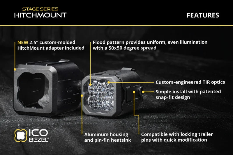 Diode Dynamics HitchMount LED Pod 4-Pin Reverse Kit C1R - Additional View 7